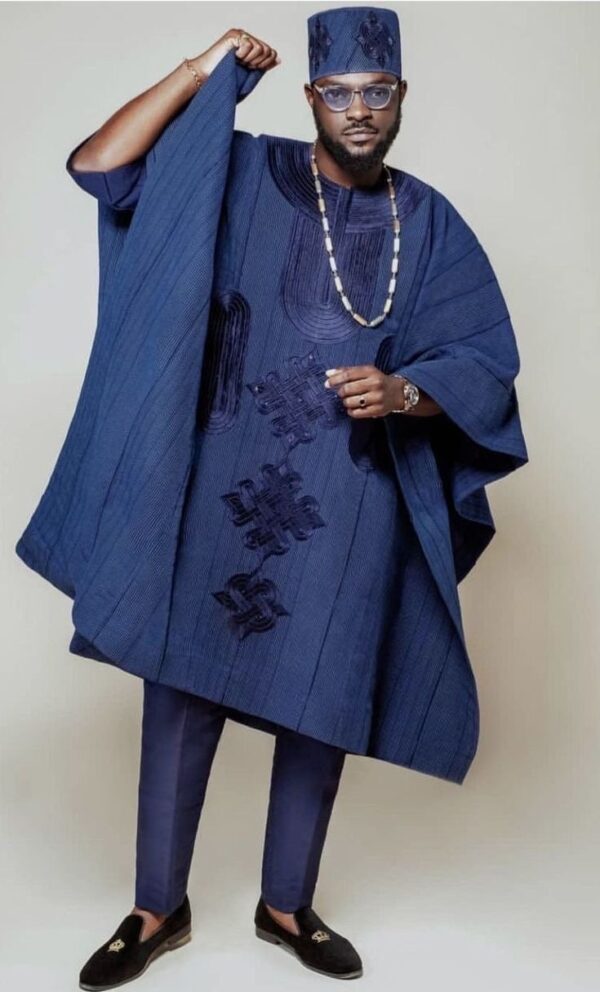 Morbid elegance, premium quality Agbada lifestyle outfit