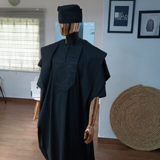 Charcoal black masterpiece for real black men