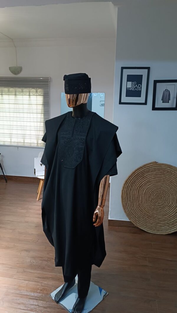 Charcoal black masterpiece for real black men