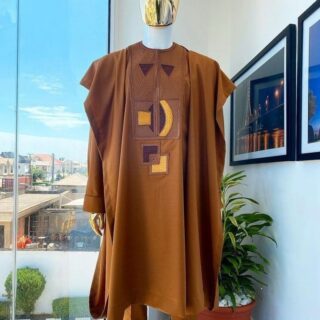Stylish African Agbada Signature outfit