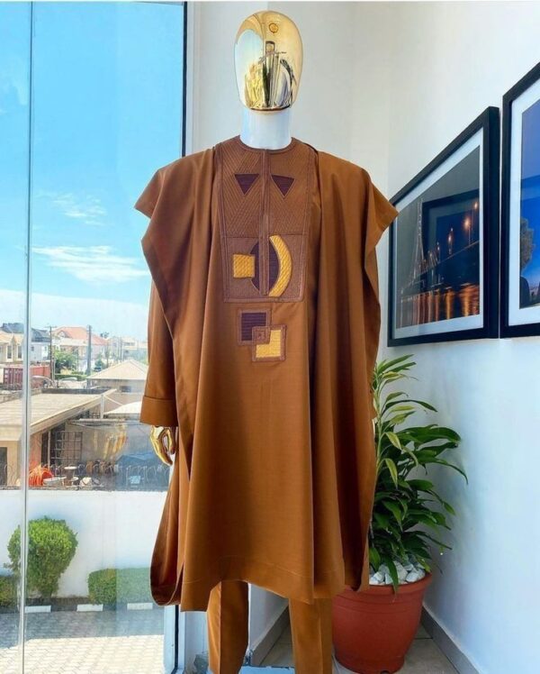Stylish African Agbada Signature outfit