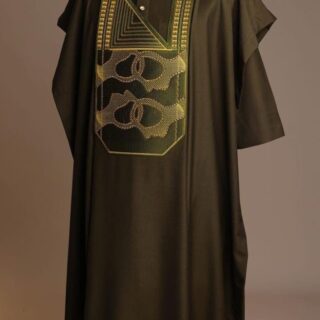 Classic Golden brown Agbada elegance