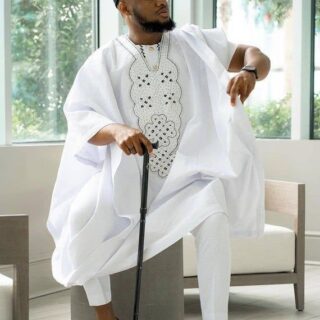 Shop the look, African Stylish Agbada outfits for traditional roles