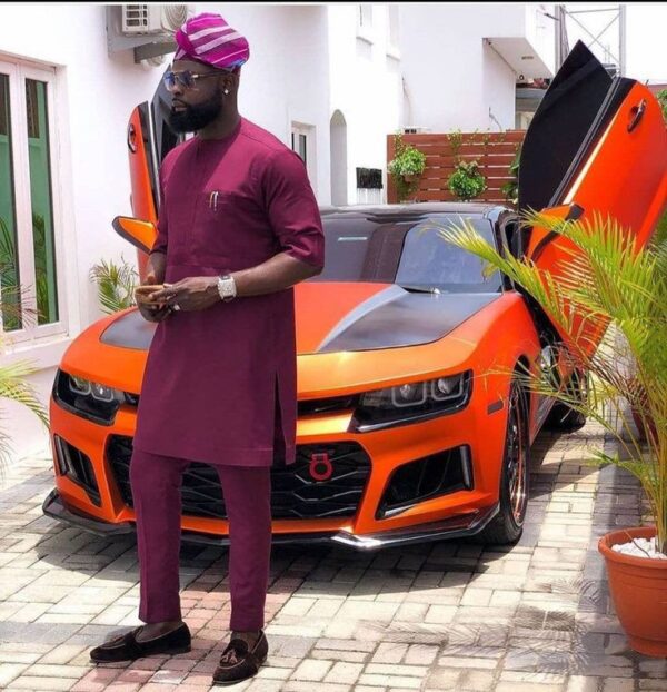 Men's Ankara senator's outfit  - Trendy African Fashion