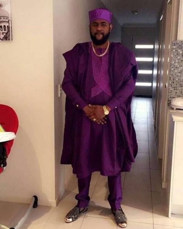 Extravagant Royal Agbada outfit, Royal Dashiki set