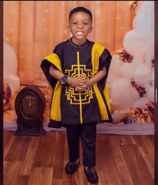 Complete dashiki set for handsome boys