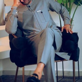 Radiate charisma and elegance with this captivating Senator wear