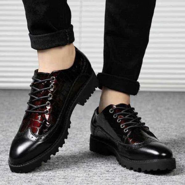 Stylish Black Leather Business Shoes